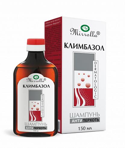Шампунь для волос Mirrolla от перхоти с климбазолом, 150 мл