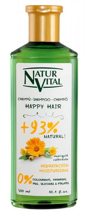 Увлажняющий шампунь Natur Vital "Happy Hair Moisturing Shampoo", 300 мл