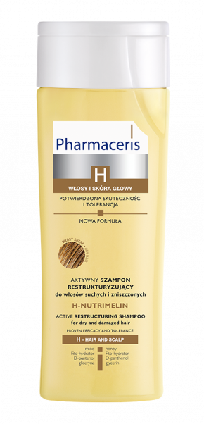 Восстанавливающий шампунь для сухих и поврежденных волос Pharmaceris H "H-Nutrimelin", 250 мл