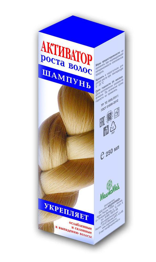 Шампунь для волос Медикомед "Активатор роста волос", 250 мл