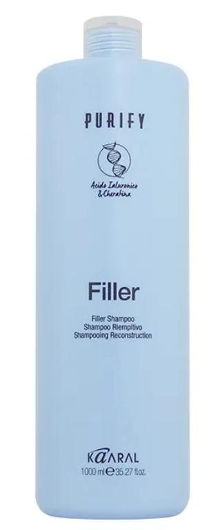 Шампунь Kaaral Filler Shampoo для придания плотности волосам с кератином и гиалуроновой кислотой, 1 л