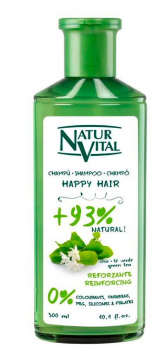Укрепляющий шампунь Natur Vital Happy Hair Reinforcing Shampoo, 300 мл