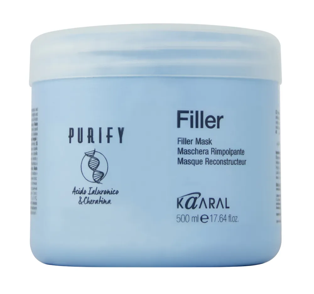 Маска Kaaral Filler Mask для придания плотности волосам с кератином и гиалуроновой кислотой, 500 мл