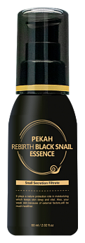 Эссенция для лица с муцином черной улитки Pekah "Rebirth Black Snail Essence", 60 мл