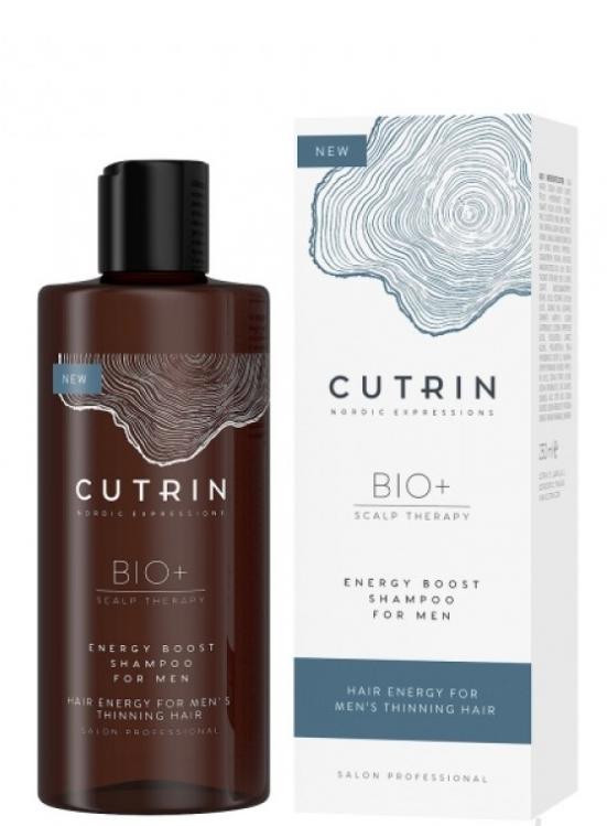 Шампунь-бустер Cutrin Bio+Energy Boost for men для укрепления волос у мужчин, 250 мл