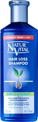 Шампунь против перхоти для нормальных волос Natur Vital "Antidandruff Normal Hair Shampoo", 300 мл