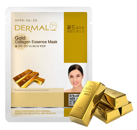 Коллагеновая маска для лица Dermal "Коллоидное золото", 23 г