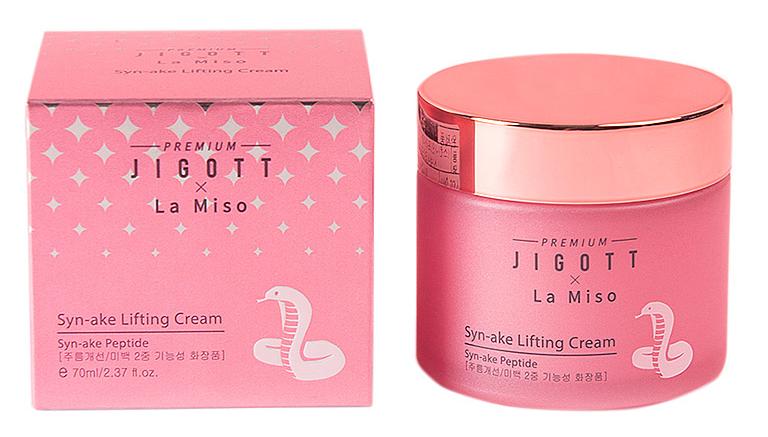Подтягивающий крем для лица Jigott & La Miso Premium Syn-ake, 70 мл