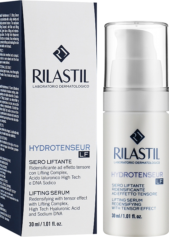Интенсивная антивозрастная сыворотка для лица Rilastil Hydrotenseur LF с лифтинг эффектом повышающая упругость кожи, 30 мл