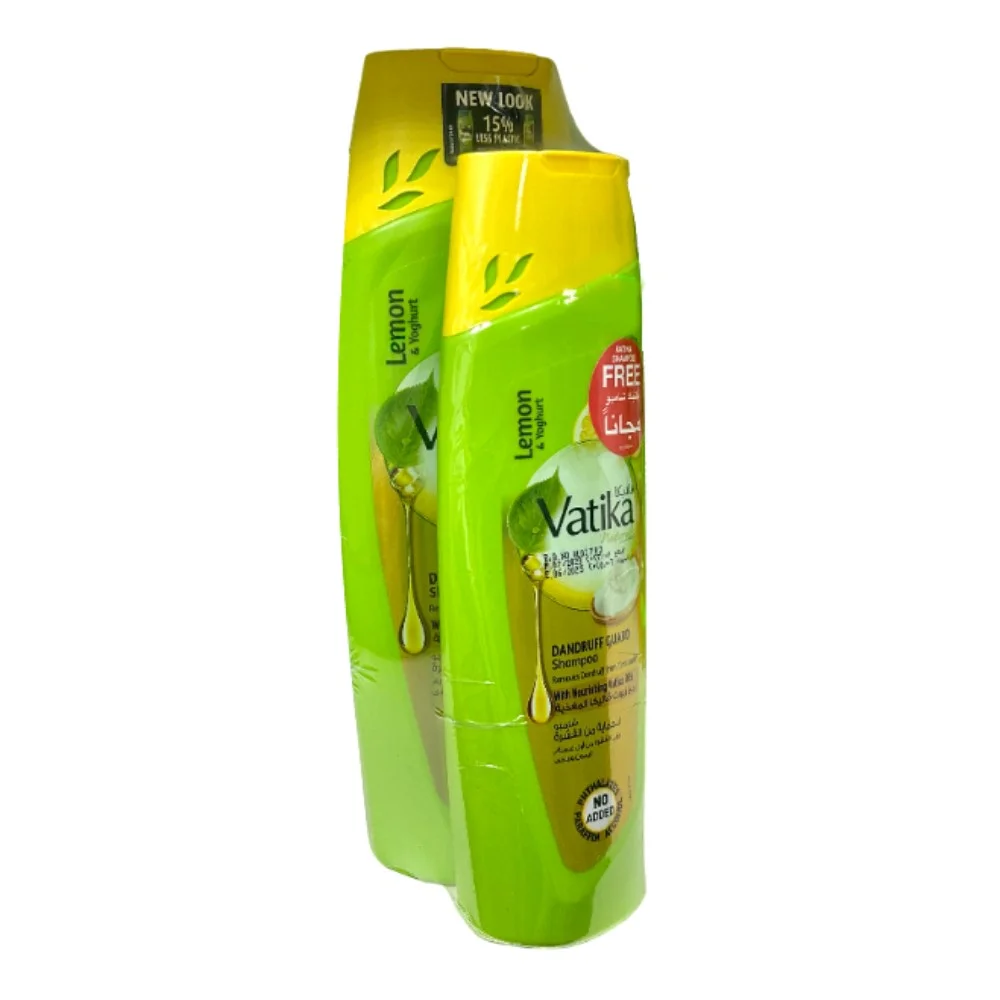 Шампунь Dabur Vatika против перхоти, 400мл+200мл набор №2