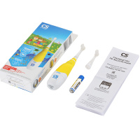 Детская электрическая зубная щетка CS Medica/Сиэс Медика CS-561 KIDS, желтая