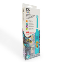 Детская электрическая зубная щетка CS Medica/Сиэс Медика CS-461-B KIDS, бирюзовая