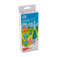 Детская электрическая зубная щетка CS Medica/Сиэс Медика CS-561 KIDS, голубая
